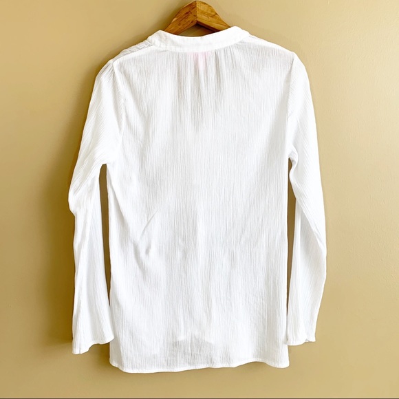 LILLY PULITZER white popover embroidered RELISTED - Picture 8 of 12